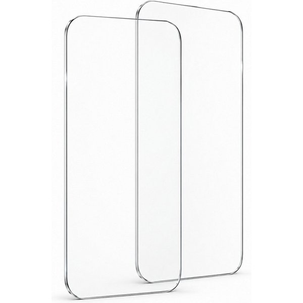 Ventarent Displayschutzglas 9H Hartglas für Apple iPhone 18, im Set, 2 Stück, hochtransparent, kratzfest und casefreundlich