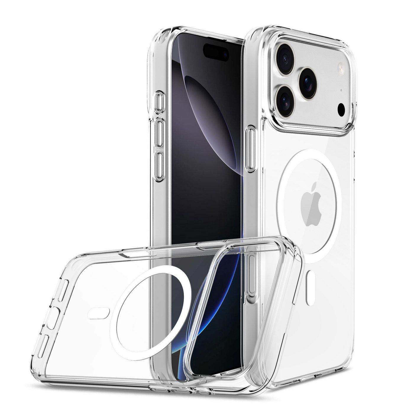 Ventarent Handyhülle Induktion Hülle iPhone 17 Pro MagSafe 6,3 Zoll, Case Cover Bumper Schutzhülle Magnetisch – Bild 2 von 4