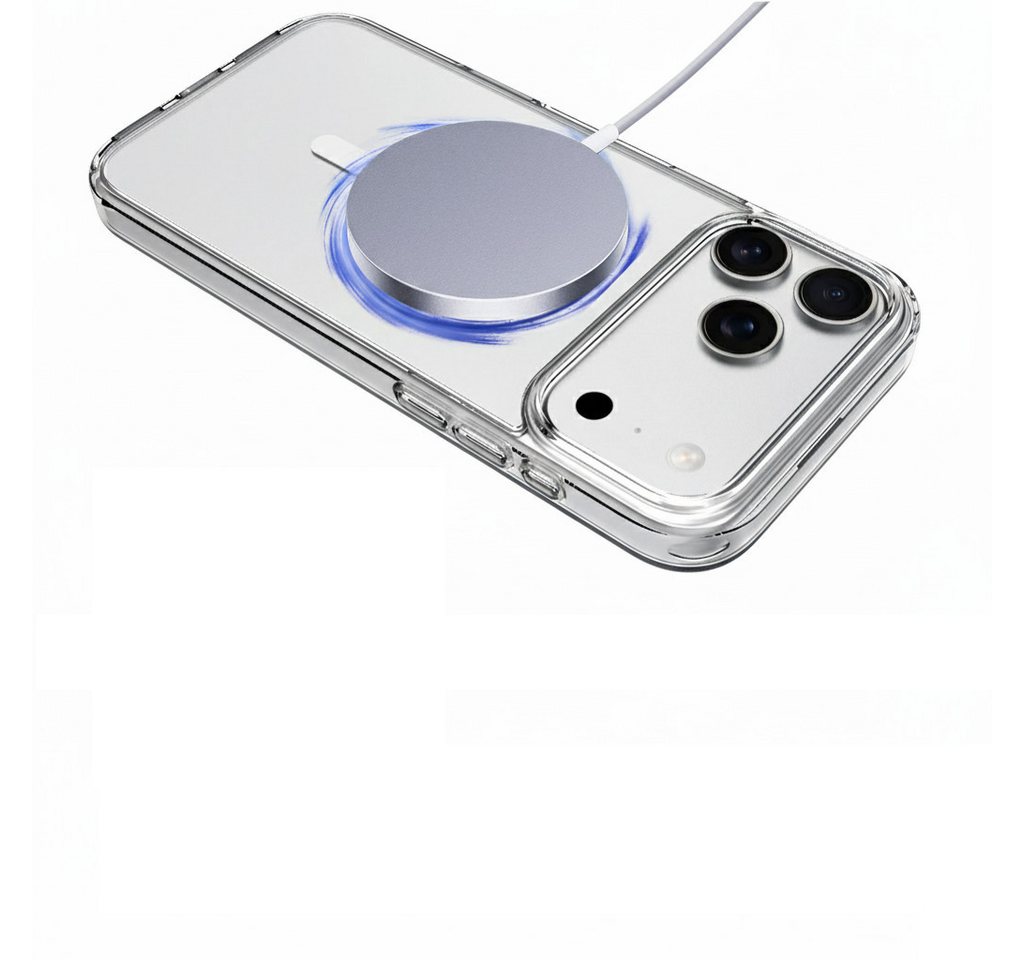 Ventarent Handyhülle Induktion Hülle iPhone 17 Pro MagSafe 6,3 Zoll, Case Cover Bumper Schutzhülle Magnetisch – Bild 3 von 4