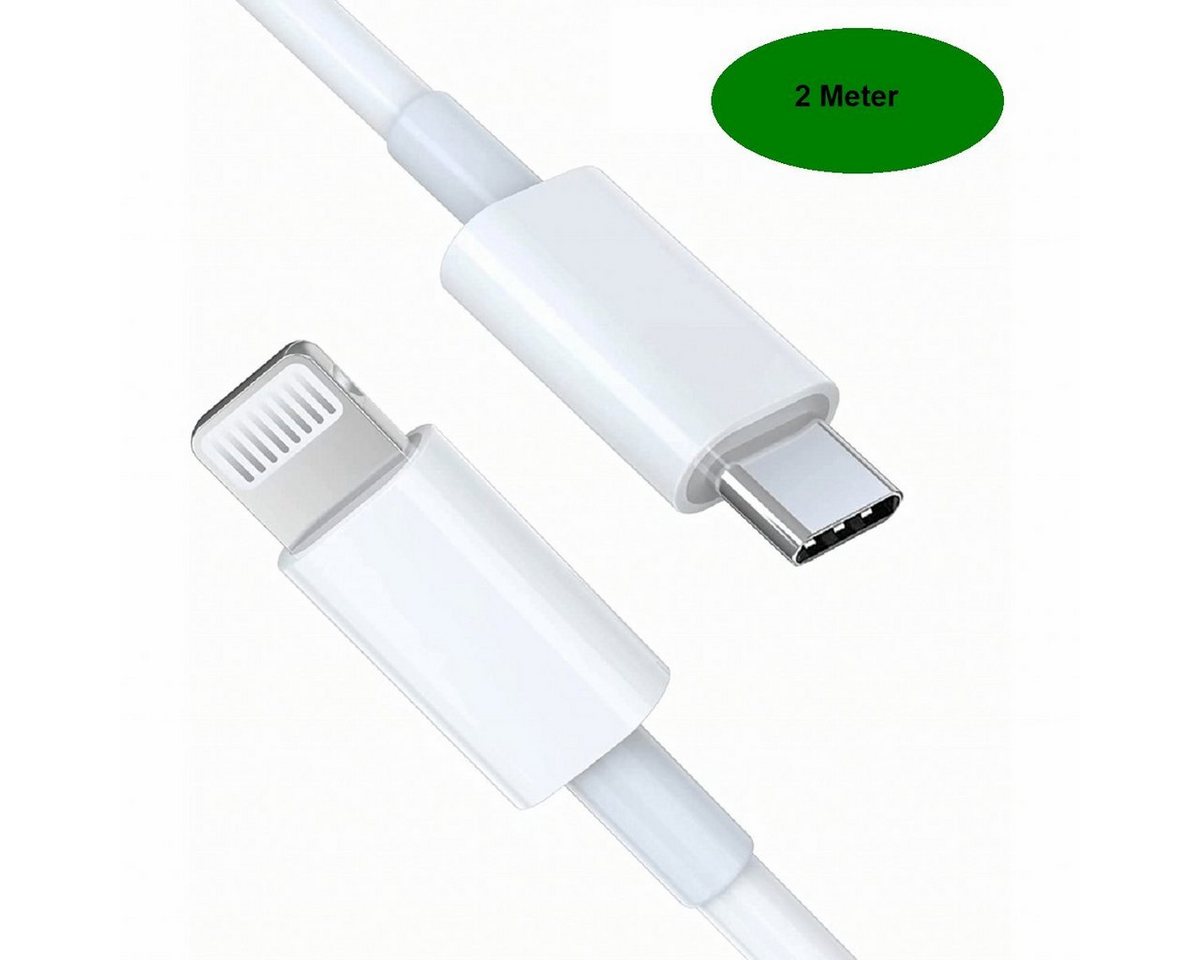 Ventarent Ladekabel passt für iPhone 14 13 12 11 Pro Max mini X XR XS iPad Autoladekabel, Lightning, USB-C (200 cm), 2 Meter Schnellladekabel – Bild 2 von 3