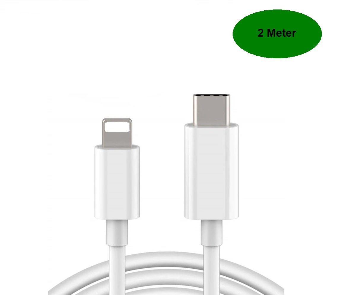 Ventarent Ladekabel passt für iPhone 14 13 12 11 Pro Max mini X XR XS iPad Autoladekabel, Lightning, USB-C (200 cm), 2 Meter Schnellladekabel – Bild 3 von 3