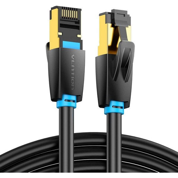 VENTION Cat 8-Ethernet-Kabel High-Speed-Internet-Netzwerk-Patchkabel LAN-Kabel, (500 cm)