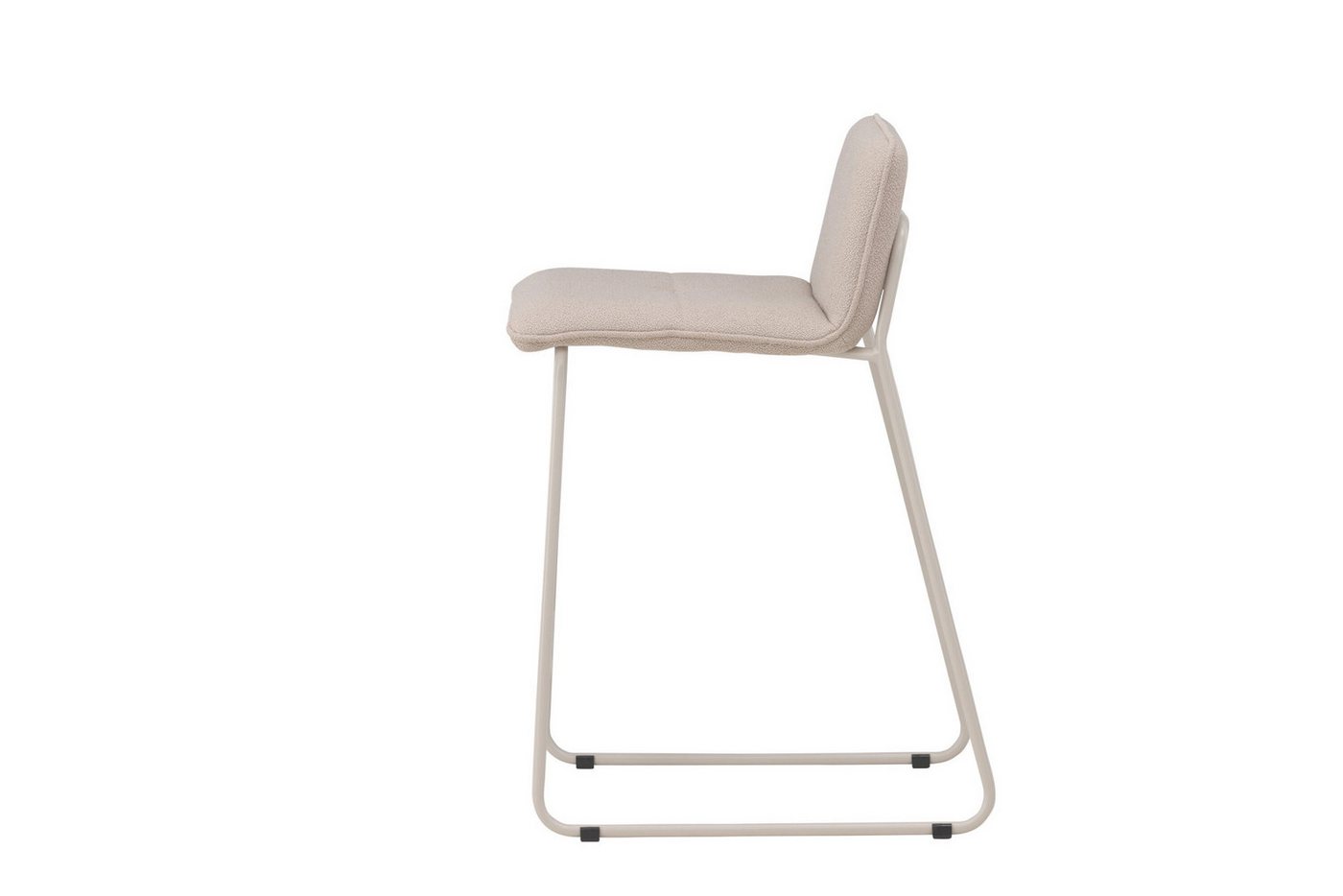 Venture Home Barhocker Bisbee, 2er-Set Barhocker mit Fußstütze, belastbar bis 120 kg (Set, 2 St., 2 Barhocker), Tresenstuhl, weicher Bezug, Stahlbeine, Fußstütz – Bild 5 von 5