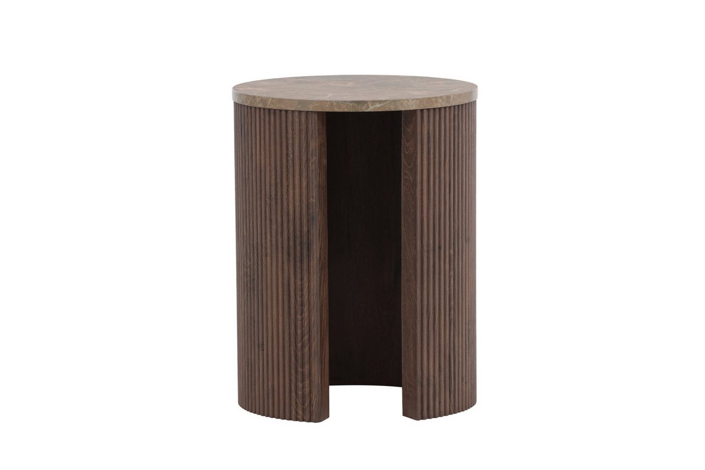 Venture Home Beistelltisch Bristol, kompakter runder Beistelltisch, modern & vielseitig, Ø 40 cm, Ablagetisch, MDF, rund, schmal, hoch, dezent, klar – Bild 4 von 5