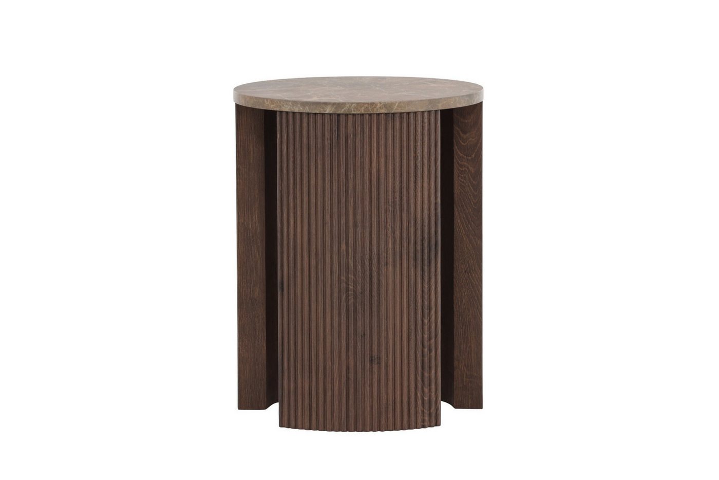 Venture Home Beistelltisch Bristol, kompakter runder Beistelltisch, modern & vielseitig, Ø 40 cm, Ablagetisch, MDF, rund, schmal, hoch, dezent, klar – Bild 5 von 5