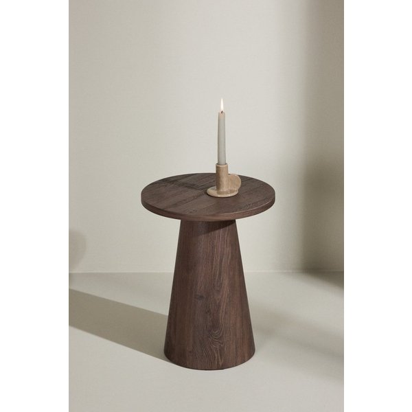 Venture Home Beistelltisch Lanzo, kompakter runder Beistelltisch, schlicht & elegant, Ø 35 cm, Ablagetisch, MDF, rund, leicht, kompakt, vielseitig, modern