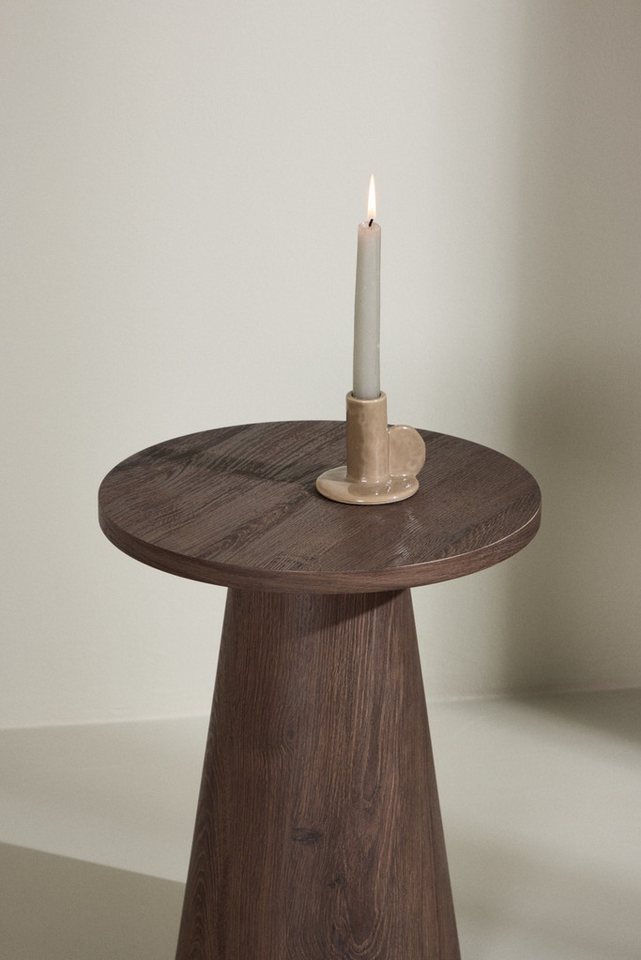 Venture Home Beistelltisch Lanzo, kompakter runder Beistelltisch, schlicht & elegant, Ø 35 cm, Ablagetisch, MDF, rund, leicht, kompakt, vielseitig, modern – Bild 4 von 4