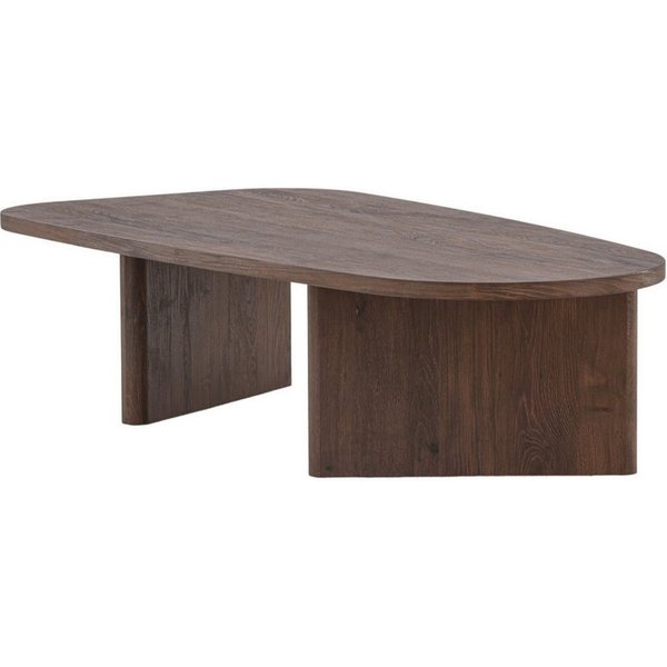 Venture Home Couchtisch, Sofatisch, MDF, oval, flach, großzügig, modern