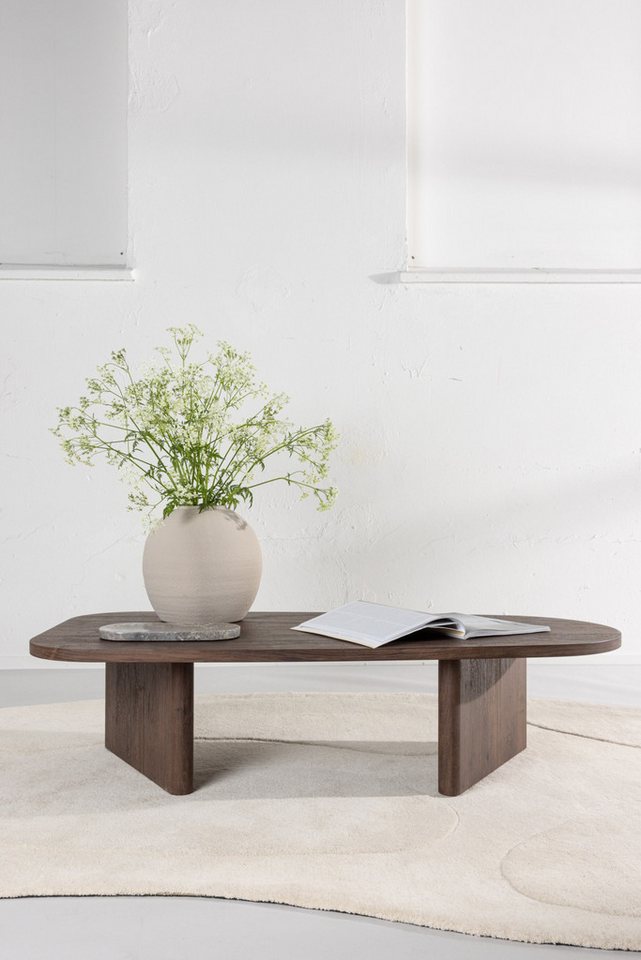 Venture Home Couchtisch, Sofatisch, MDF, oval, flach, großzügig, modern – Bild 2 von 5
