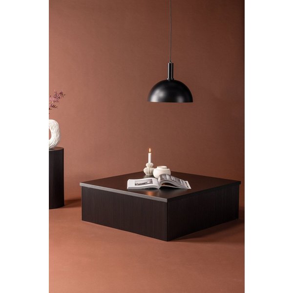 Venture Home Couchtisch Lenox, quadratischer Lounge-Couchtisch, 90 × 90 cm, Sofatisch, MDF, quadratisch, niedrig, geräumig, einladend