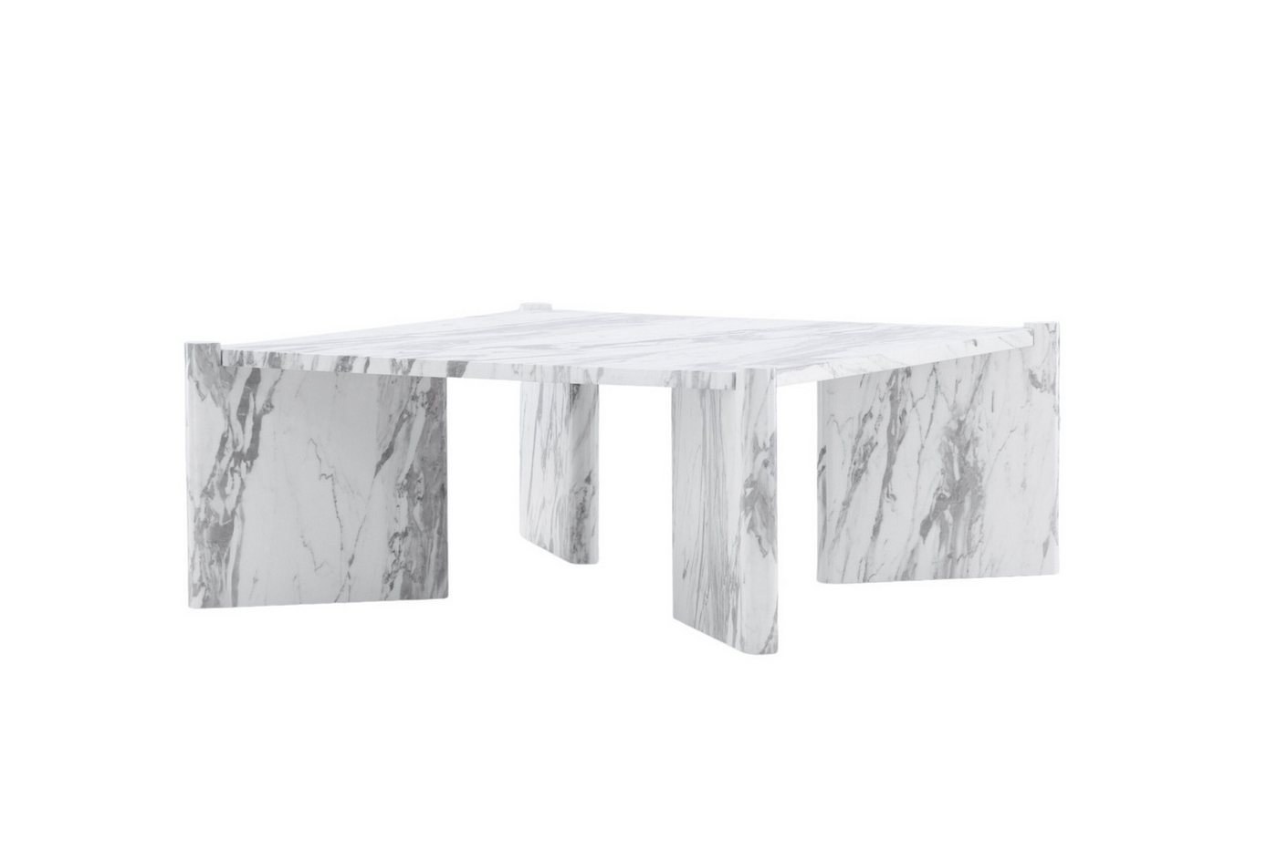Venture Home Couchtisch Rogaland, quadratischer Couchtisch, modern & elegant, 100 × 100 cm, Sofatisch, MDF, quadratisch, niedrig, geräumig, raffiniert – Bild 2 von 5