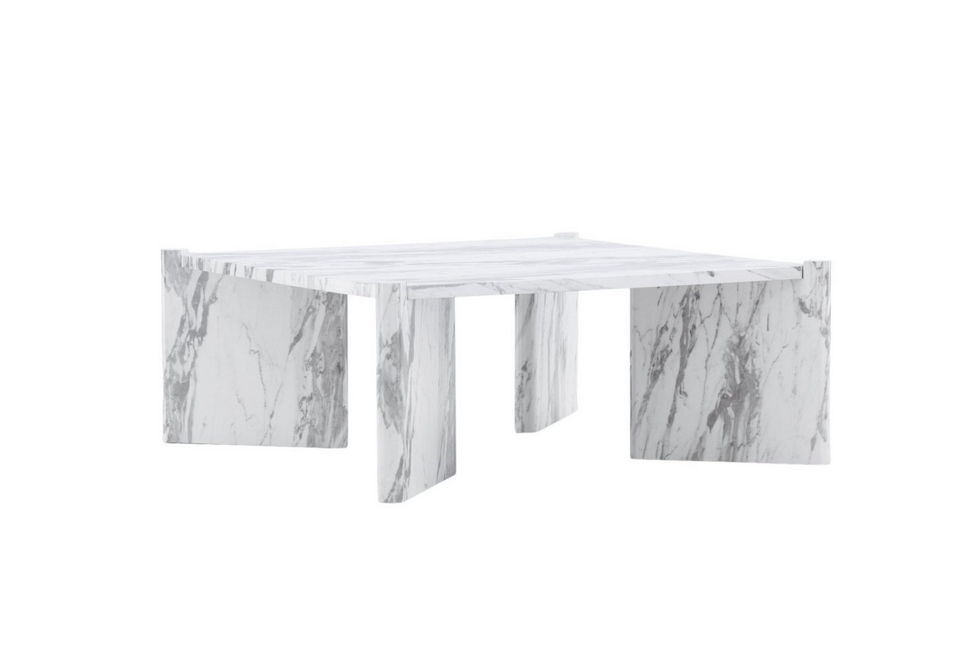 Venture Home Couchtisch Rogaland, quadratischer Couchtisch, modern & elegant, 100 × 100 cm, Sofatisch, MDF, quadratisch, niedrig, geräumig, raffiniert – Bild 3 von 5