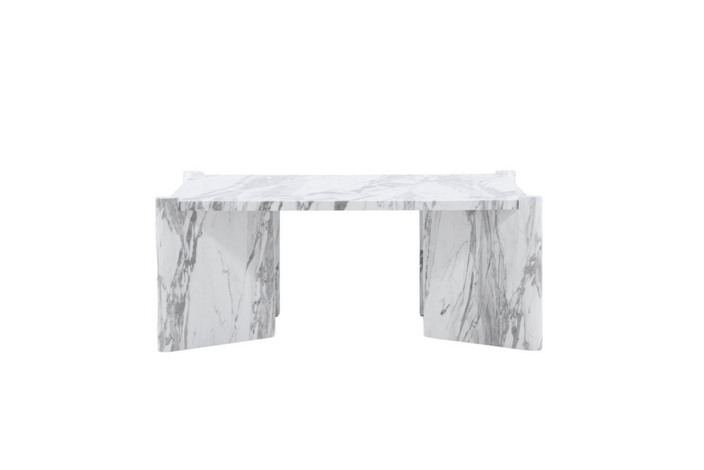 Venture Home Couchtisch Rogaland, quadratischer Couchtisch, modern & elegant, 100 × 100 cm, Sofatisch, MDF, quadratisch, niedrig, geräumig, raffiniert – Bild 4 von 5