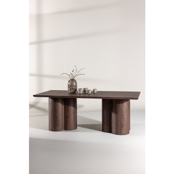 Venture Home Esstisch Olivia, rechteckiger Esstisch, 210 × 100 cm, Esszimmertisch, MDF, rechteckig, geräumig, gesellig, einladend