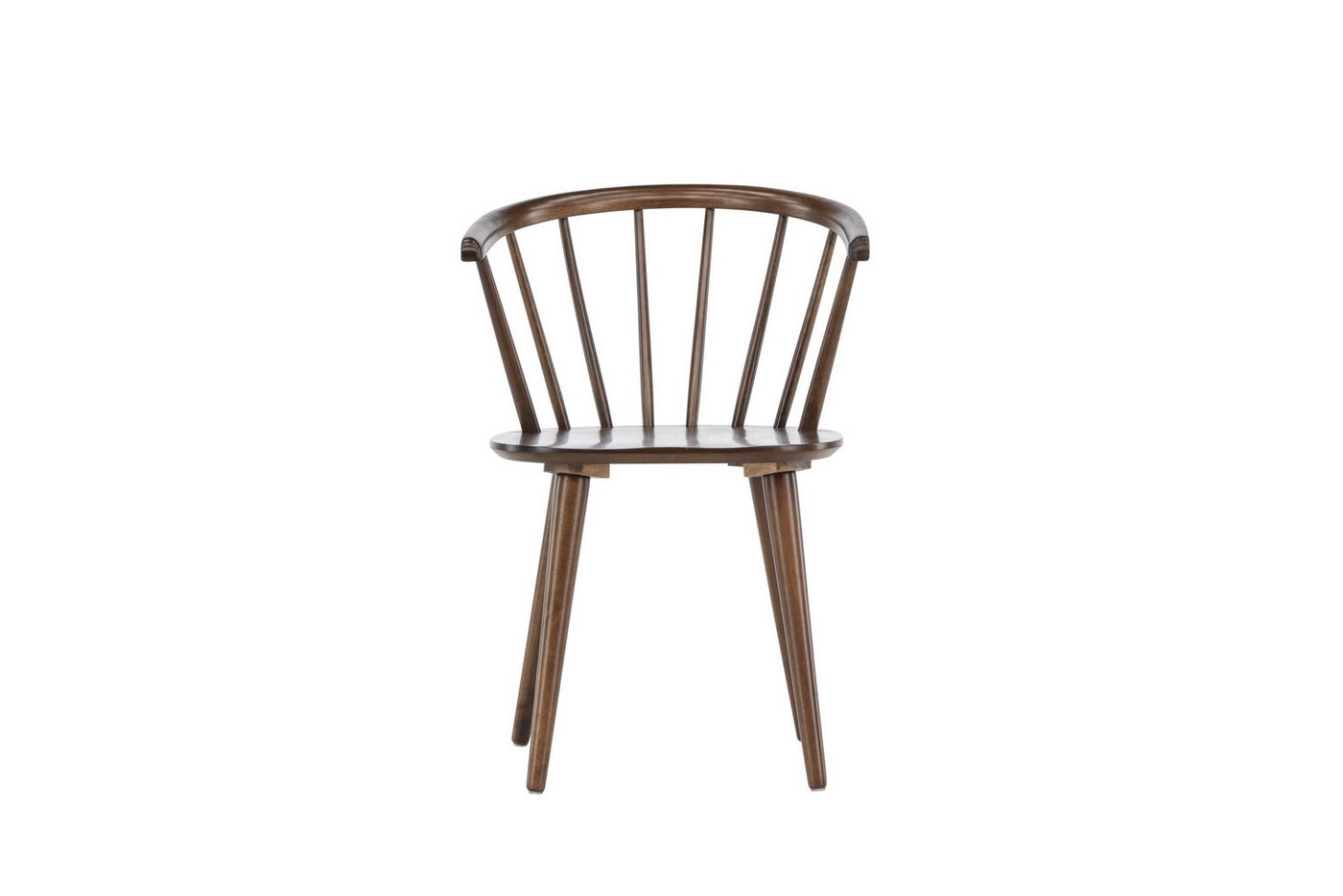 Venture Home Esszimmerstuhl Bobby, 2er-Set Esszimmerstühle aus Gummibaumholz, modern (2 St), Holzstuhl, Massivholz, abgerundete Form, einladend, skandinavisch – Bild 3 von 5