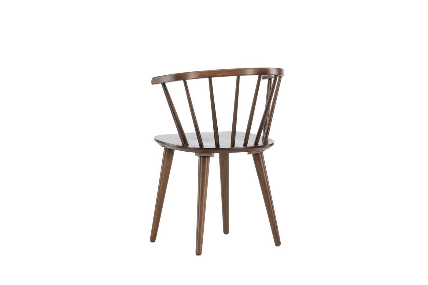 Venture Home Esszimmerstuhl Bobby, 2er-Set Esszimmerstühle aus Gummibaumholz, modern (2 St), Holzstuhl, Massivholz, abgerundete Form, einladend, skandinavisch – Bild 5 von 5