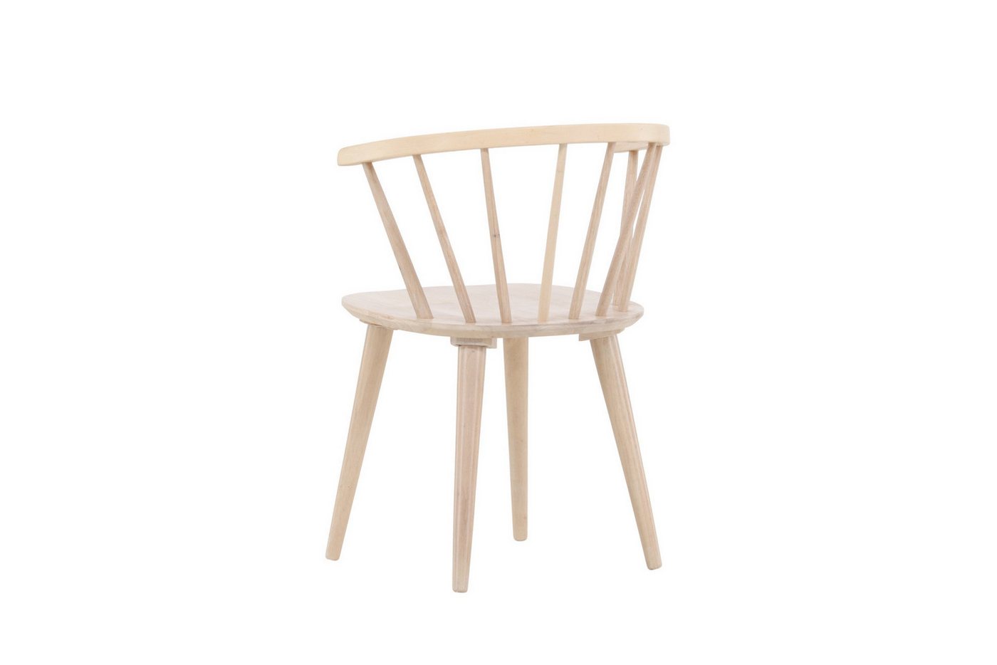 Venture Home Esszimmerstuhl Bobby, 2er-Set Esszimmerstühle aus Gummibaumholz, modern (2 St), Holzstuhl, Massivholz, abgerundete Form, einladend, skandinavisch – Bild 5 von 5