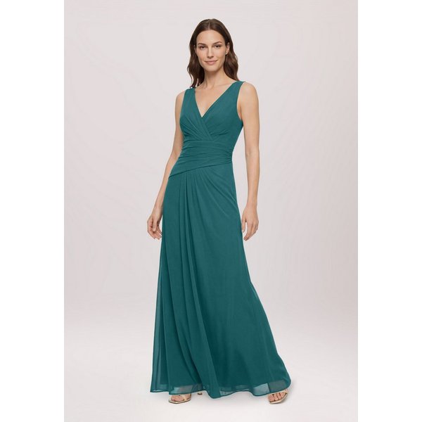 Vera Mont Abendkleid Damen mit V-Ausschnitt Falten