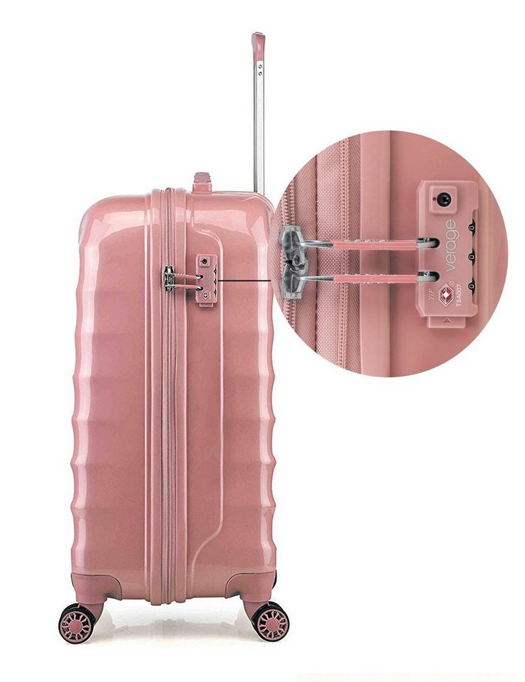 Verage Handgepäckkoffer Seagull S-19", 4 Rollen, teilweise Volumenerweiterung, 4-Doppelrollen, TSA-Zahlenschloss – Bild 3 von 5