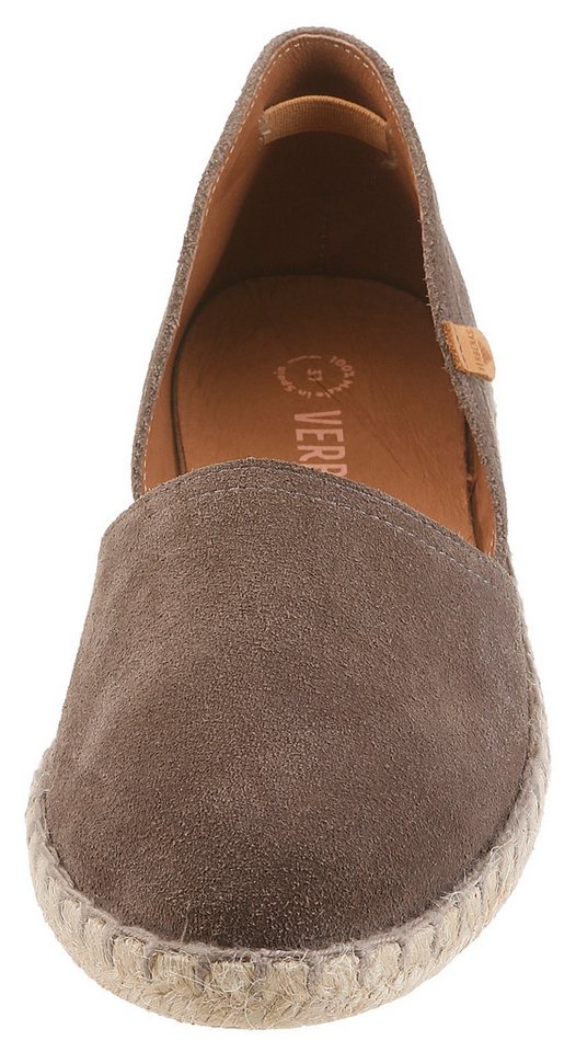 VERBENAS Espadrille Strandschuh, Sommerschuh, Loafer aus Veloursleder – Bild 4 von 5