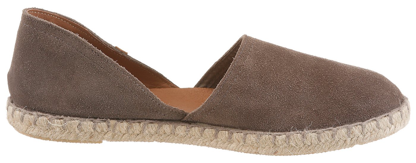 VERBENAS Espadrille Strandschuh, Sommerschuh, Loafer aus Veloursleder – Bild 5 von 5