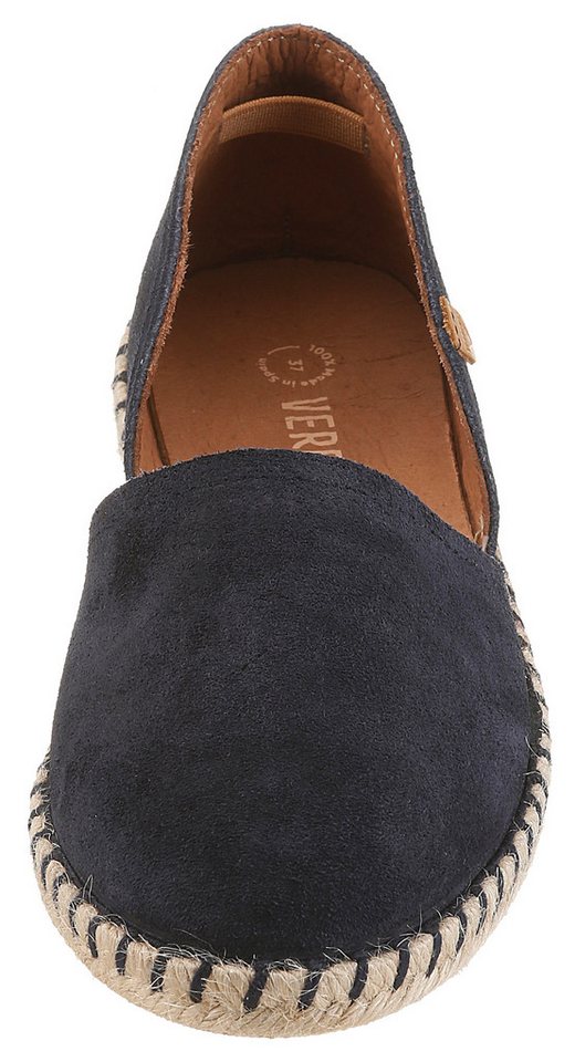 VERBENAS Espadrille Strandschuh, Sommerschuh, Loafer aus Veloursleder – Bild 4 von 5
