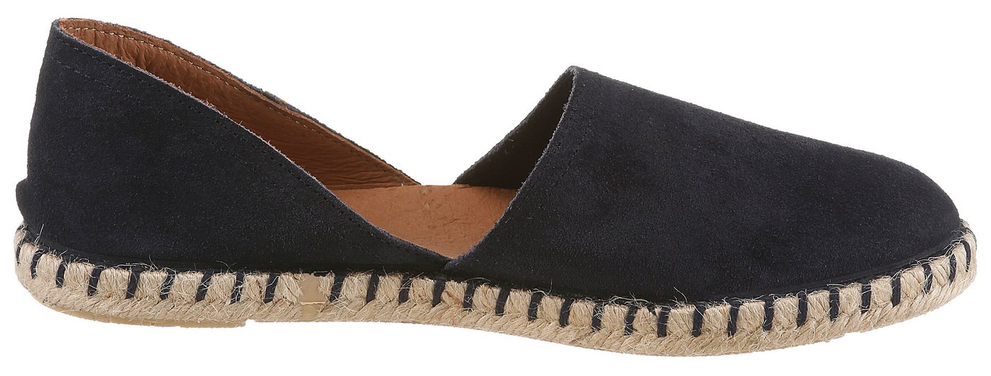 VERBENAS Espadrille Strandschuh, Sommerschuh, Loafer aus Veloursleder – Bild 5 von 5