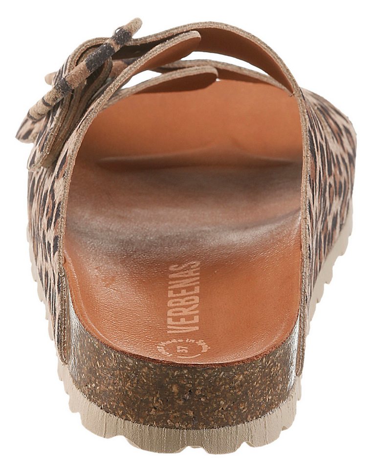 VERBENAS Randell Leopardo Pantolette, Sommerschuh, Schlappen, Hausschuh mit Softfußbett – Bild 2 von 5