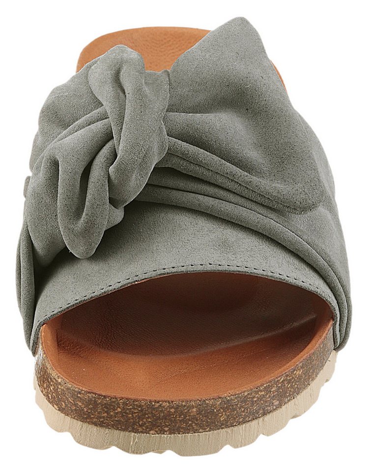 VERBENAS Roxy Roda Pantolette Sommerschuh, Flat, Pool Slides mit modischer Schlaufe – Bild 4 von 5