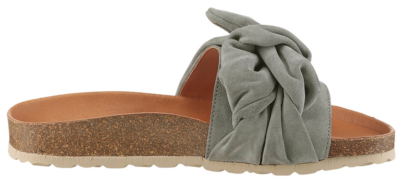 VERBENAS Roxy Roda Pantolette Sommerschuh, Flat, Pool Slides mit modischer Schlaufe – Bild 5 von 5