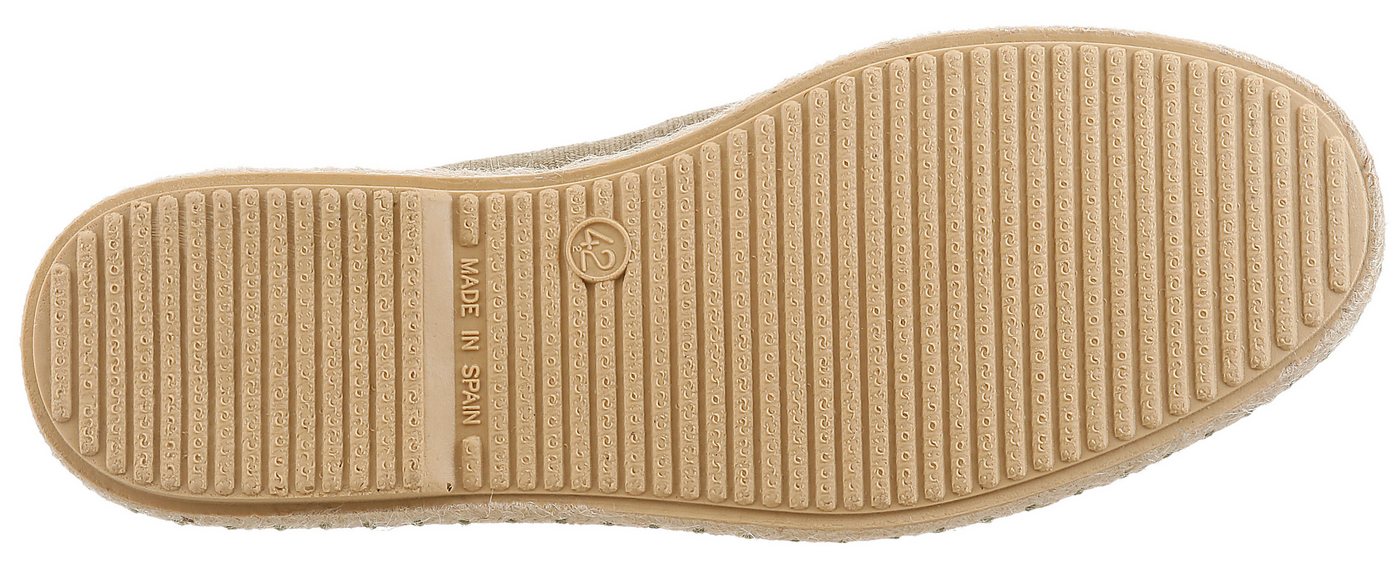 VERBENAS TOM MALI Slipper Schlupfschuh, Urlaubsschuh, Flat mit Bast-Sohlenumrahmung – Bild 3 von 5