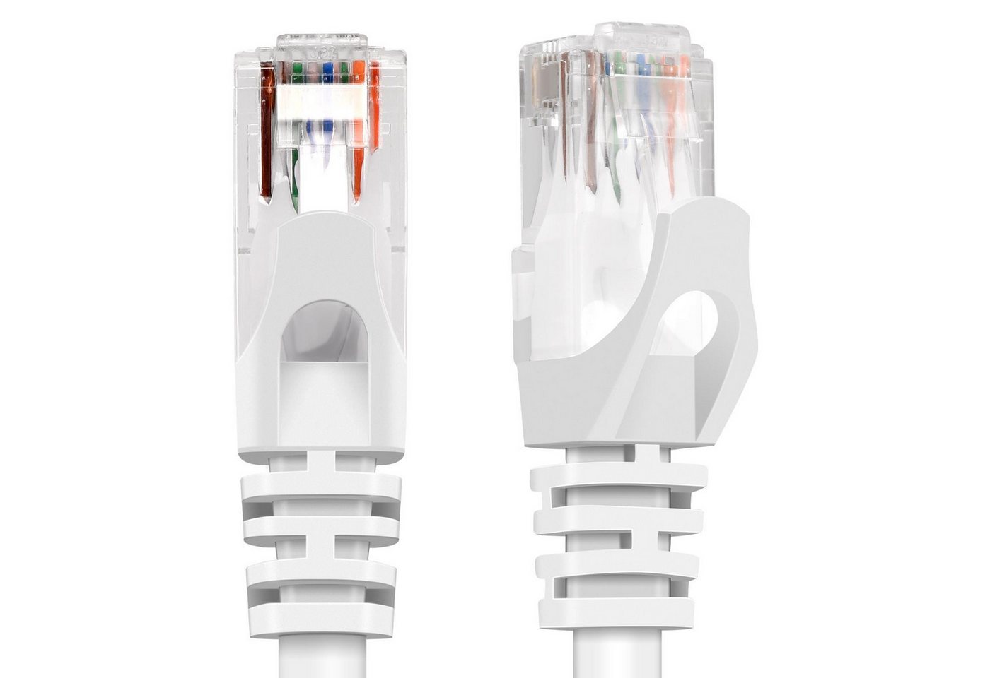 VERCO Cat 6 Netzwerkkabel rundes LAN-Kabel, RJ-45 (Ethernet), (500 cm), 10 / 100 / 1000 Mbits Geschwindigkeit bis 1 Gbits UTP Patchkabel – Bild 3 von 5