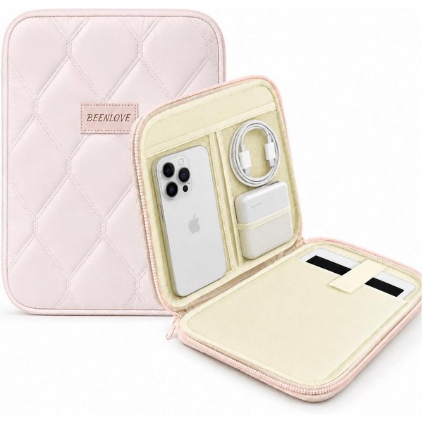 VERCO Tablet-Hülle Universal Organizer Sleeve bis 11 Zoll gepolstert 27,94 cm (11 Zoll), mit Trolley Schlaufe und Zubehörfach wasserabweisend gepolstert