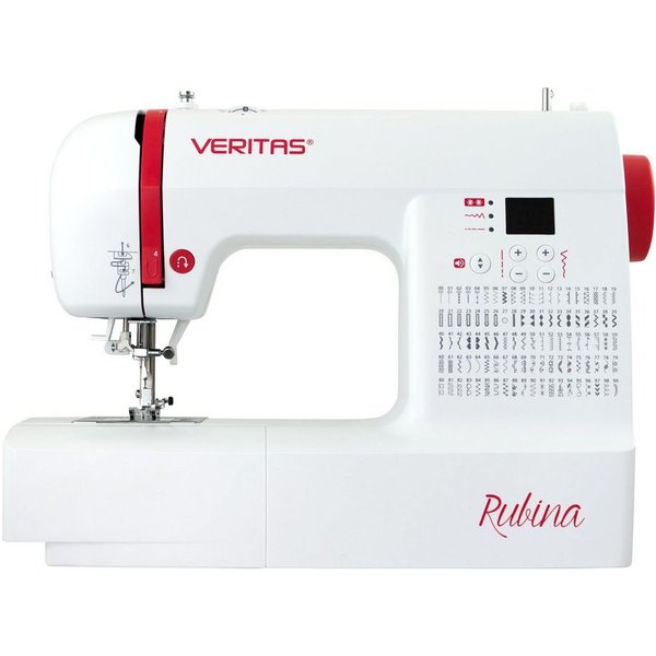 Veritas Computer-Nähmaschine Nähmaschine RUBINA, computergesteuert, 100 Programme, 100 Nähprogramme