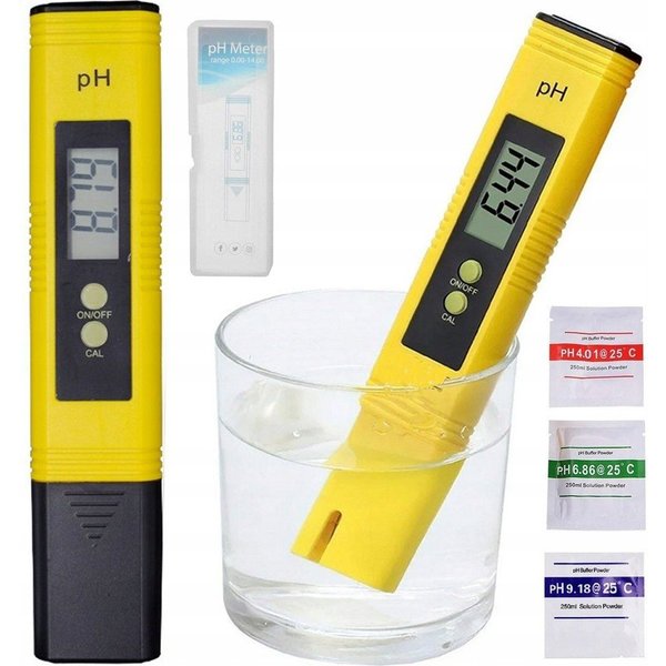 VERK GROUP Aquarium-Wassertest Digitales pH-Messgerät Wasser Tester für Aquarium Pool mit LCD, 1 Messparameter, 1-tlg., 1× pH-Messgerät