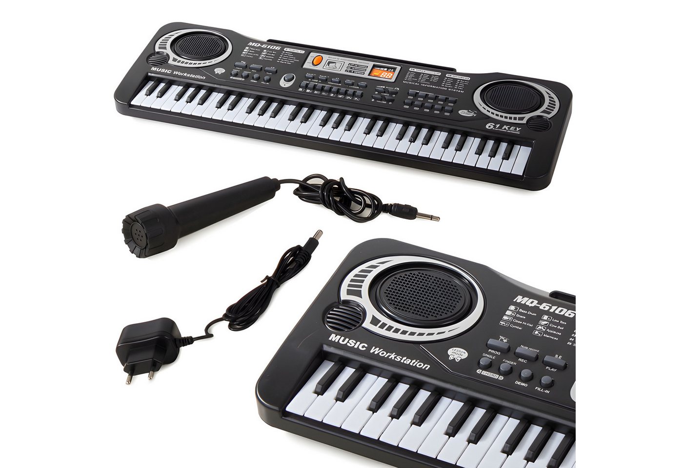VERK GROUP Home-Keyboard Einsteiger Keyboard Digital Klavier Piano (3-St), inkl. Demo-Songs und Lernfunktion – Bild 2 von 5