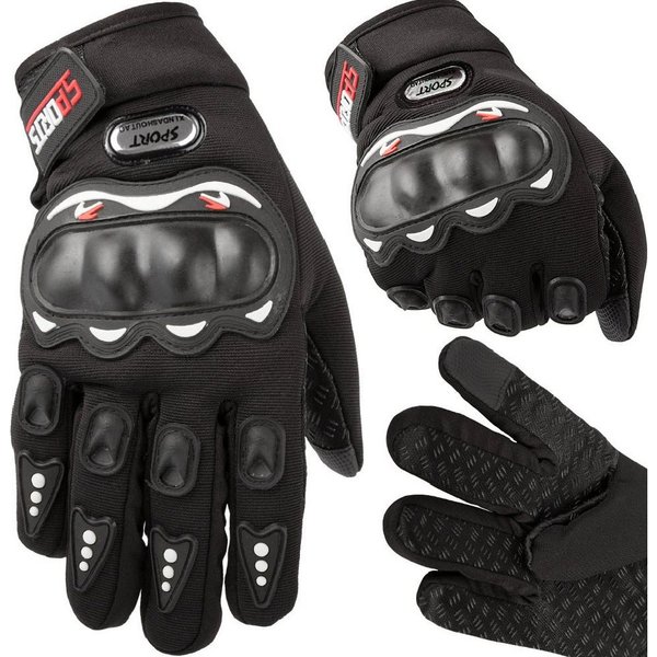 VERK GROUP Motorradhandschuhe Motorrad Schutzhandschuhe Touch Gr. L-XL