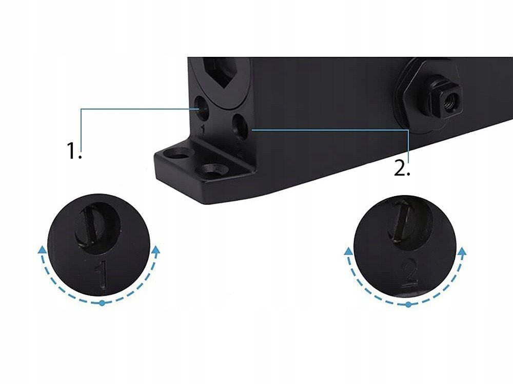 VERK GROUP Türschließer Türschließer Hydraulisch Einstellbar Automatisch bis 65 kg Schwarz, (1-tlg), Hydraulisch, einstellbare Schließgeschwindigkeit – Bild 5 von 5