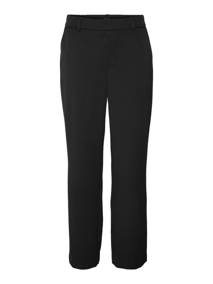Vero Moda Anzughose VMMAYA MR STRAIGHT SOLID PANT Materialmix, mit Stretch, mide rise, straight fit – Bild 4 von 5