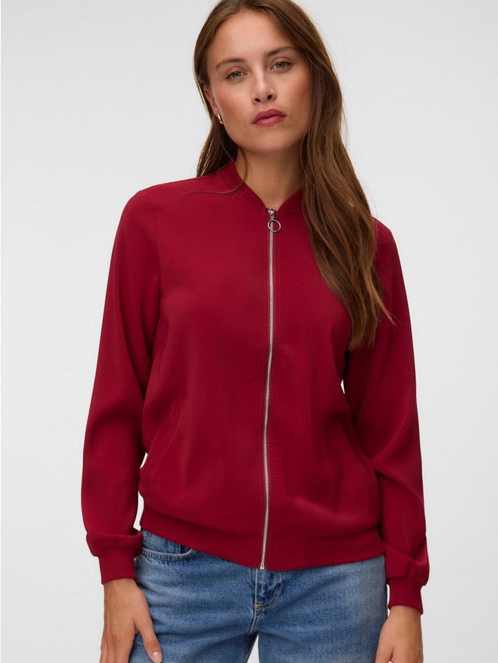 Vero Moda Bomberjacke VMCOCO L/S BOMBER NOOS Materialmix – Bild 2 von 5