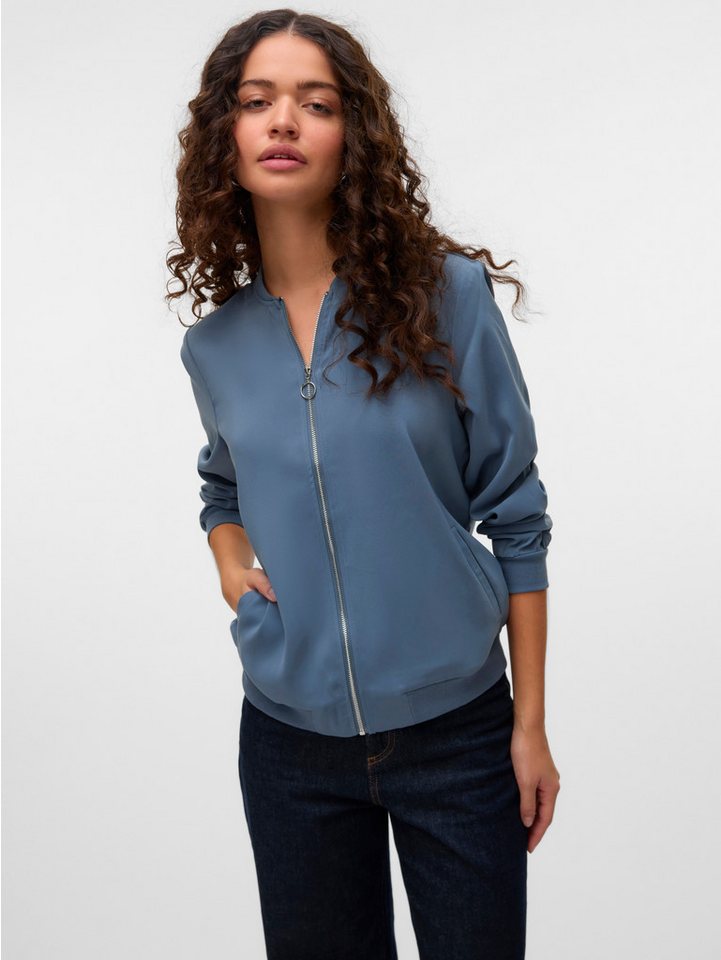 Vero Moda Bomberjacke VMCOCO L/S BOMBER NOOS Materialmix – Bild 3 von 5