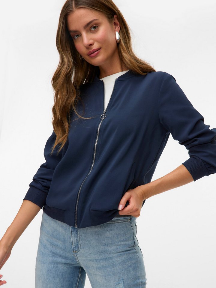 Vero Moda Bomberjacke VMCOCO L/S BOMBER NOOS Materialmix – Bild 2 von 5