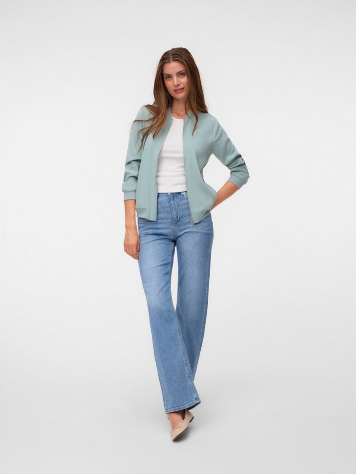 Vero Moda Bomberjacke VMCOCO L/S BOMBER NOOS Materialmix – Bild 4 von 5