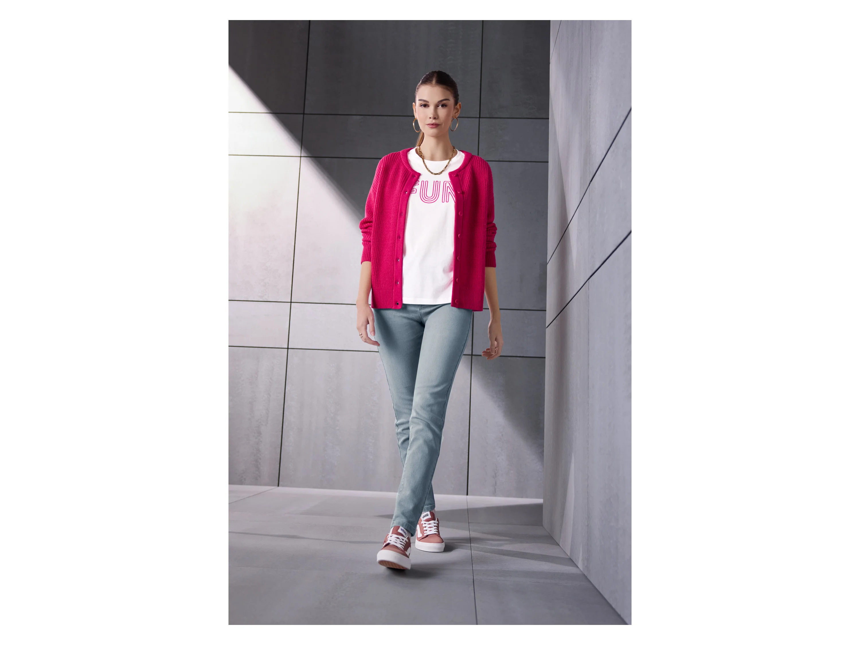Vero Moda Damen Strickcardigan (Pink, M) – Bild 3 von 3