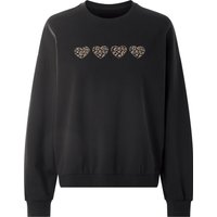 Vero Moda Damen Sweatshirt (Schwarz, L)