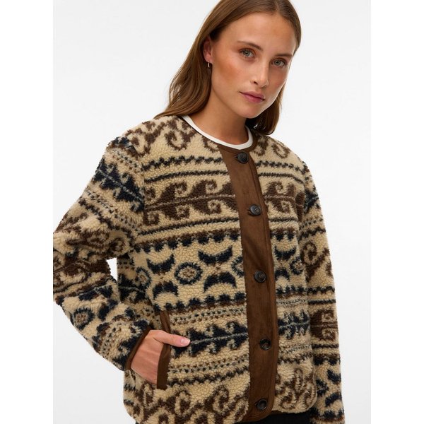 Vero Moda Fleecejacke VMLINDAU SHORT JACKET Polyester