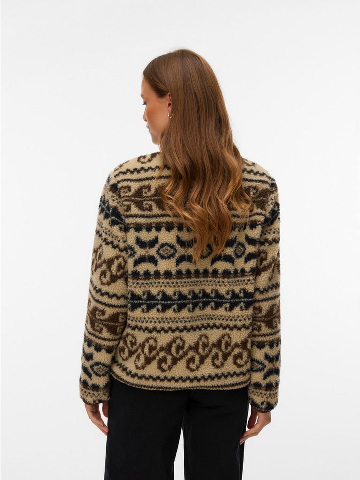 Vero Moda Fleecejacke VMLINDAU SHORT JACKET Polyester – Bild 2 von 5