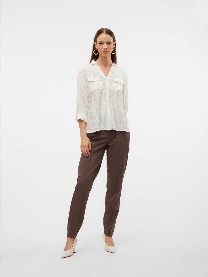 Vero Moda Hemdbluse VMBUMPY LS GLITTER SHIRT WVN GA NOOS Viskosemischung, regular fit – Bild 5 von 5