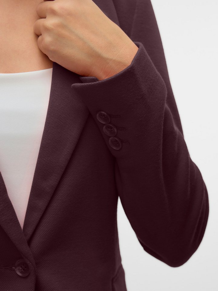 Vero Moda Jerseyblazer VMJULIA LS BLAZER JRS NOOS Materialmix, regular fit – Bild 4 von 5