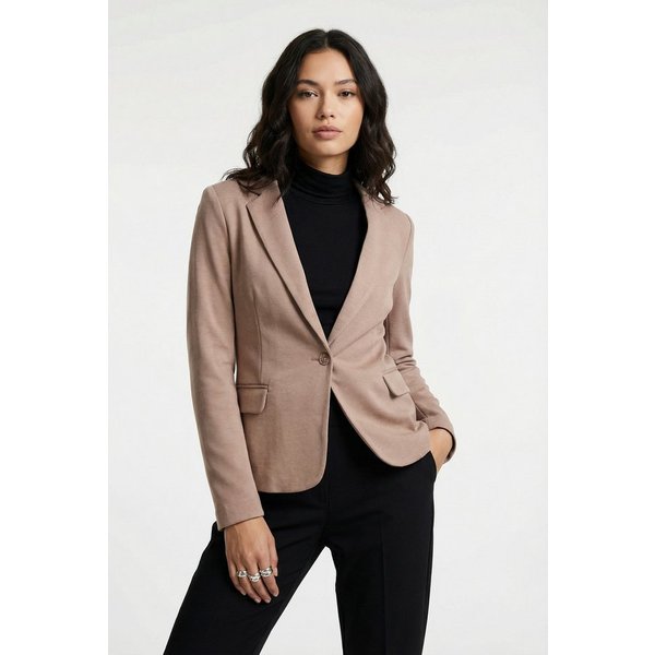 Vero Moda Jerseyblazer VMJULIANE, figurbetonter Schnitt, 1-Knopf Verschluss Materialmix, ungefüttert, regular fit